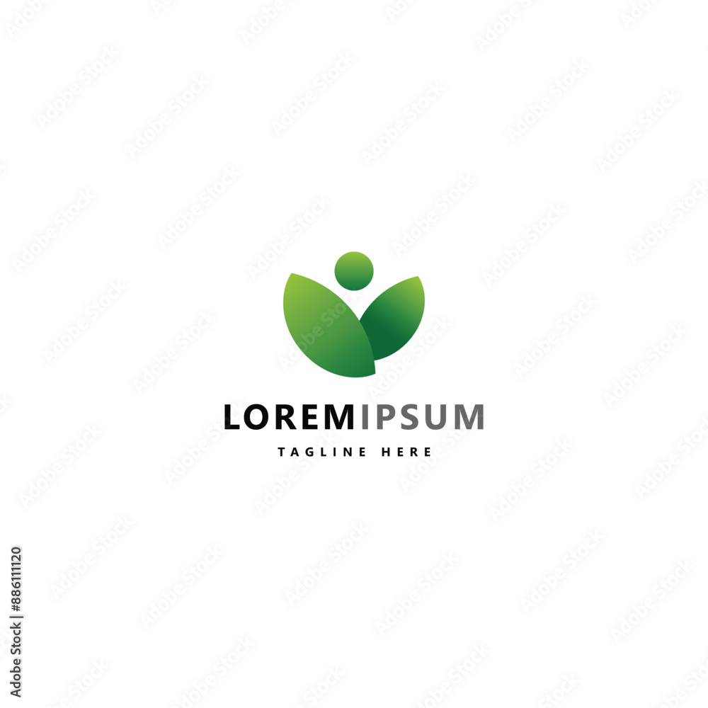 Abstract leaf logo vector illustration Abstract leaf logo vector illustration