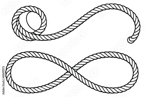 Battle Ropes Art Dynamic Line Art Illustration Ideas Guide