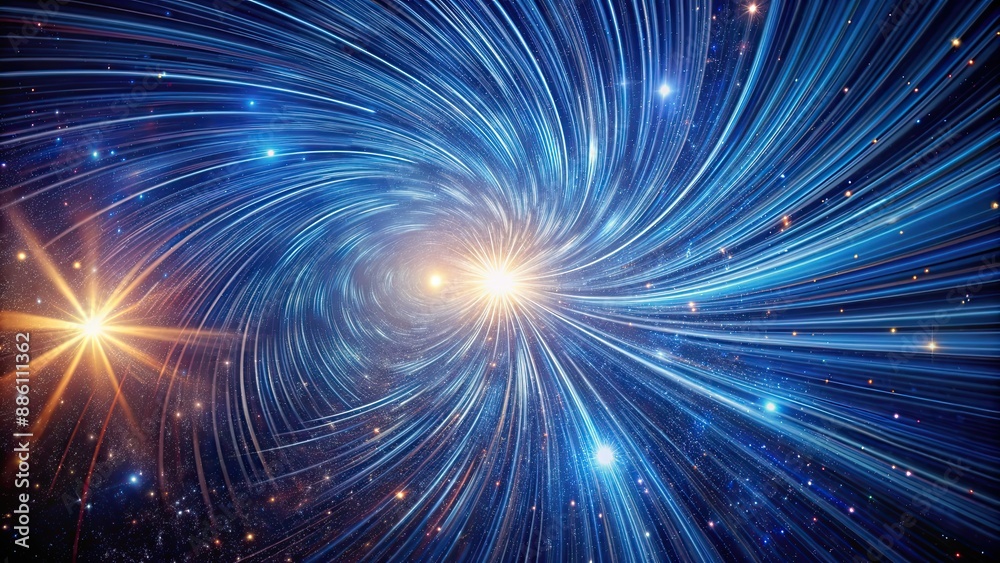 Abstract star trails in night sky background with fractal light burst , astronomy, space, galaxy, abstract, celestial Abstract star trails in night sky background with fractal light burst , astronomy, space, galaxy, abstract, celestial