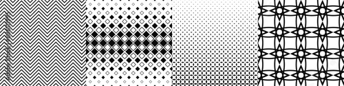 Black and white pattern collection