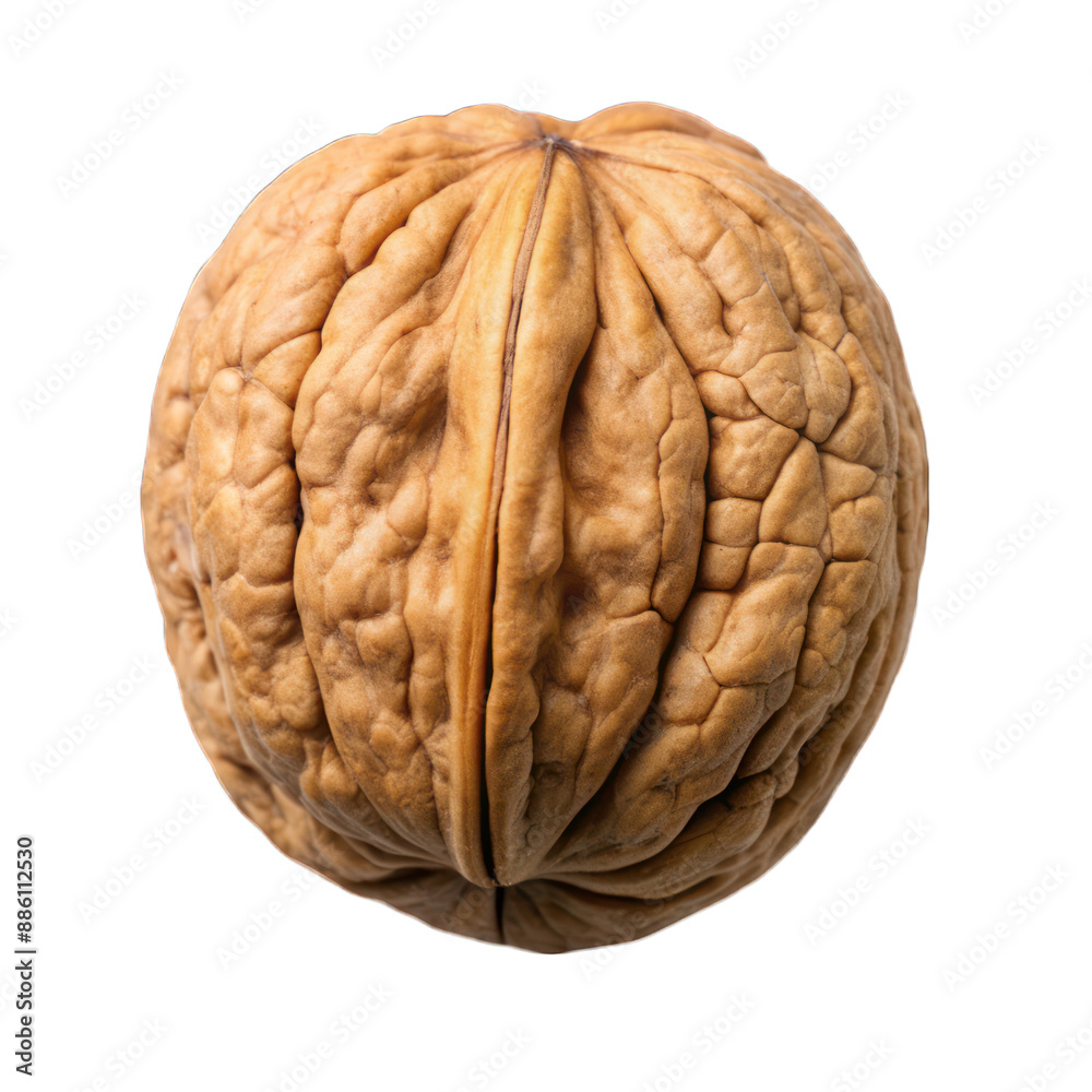 Walnut top view isolated on transparent background Walnut top view isolated on transparent background