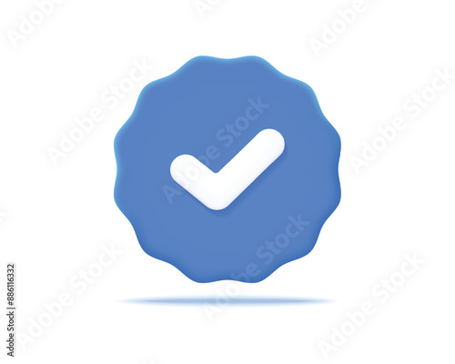 3d correct realistic icon vector concept