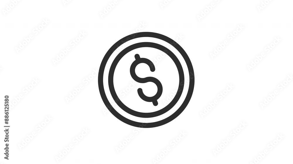 Stressed Dollar. Iconic Design Showing Economic Pressure Stressed Dollar. Iconic Design Showing Economic Pressure