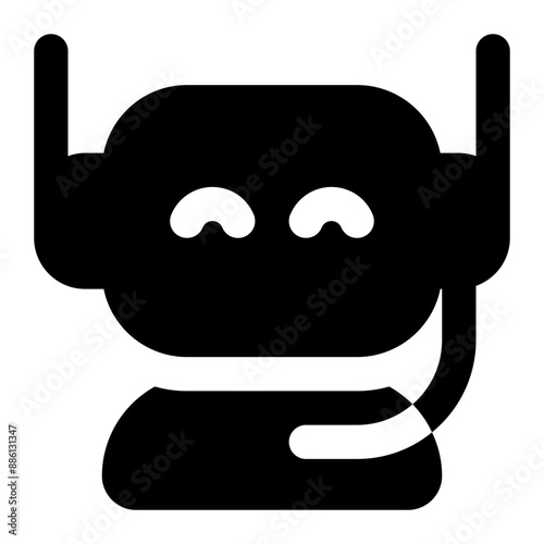 chat bot icon for illustration