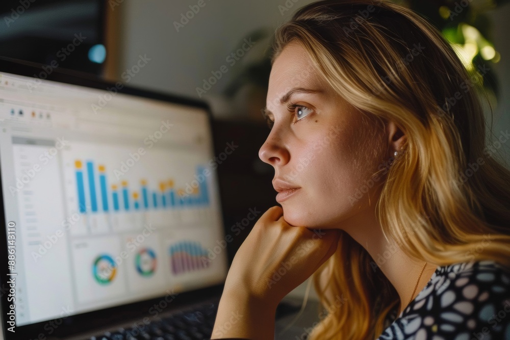 A female marketer meticulously conducts a social media audit, demonstrating expertise in digital analysis and strategic insight A female marketer meticulously conducts a social media audit, demonstrating expertise in digital analysis and strategic insight