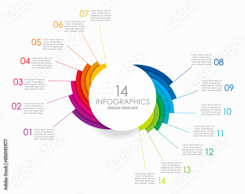 Infographic design template with place for your data. Vector illustration.