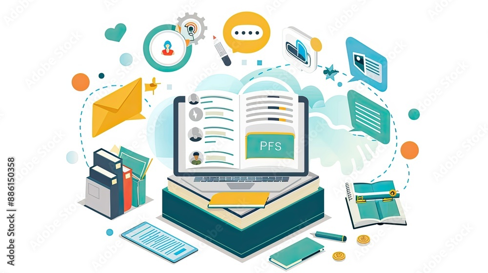Online learning platform interface Online learning platform interface