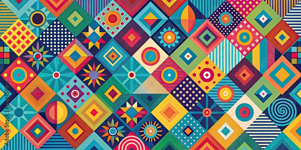 Abstract background with colorful geometric shapes and patterns , creative, design, artistic, backdrop, texture Abstract background with colorful geometric shapes and patterns , creative, design, artistic, backdrop, texture