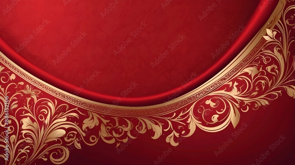 Red luxury fabric background with copy space Red luxury fabric background with copy space