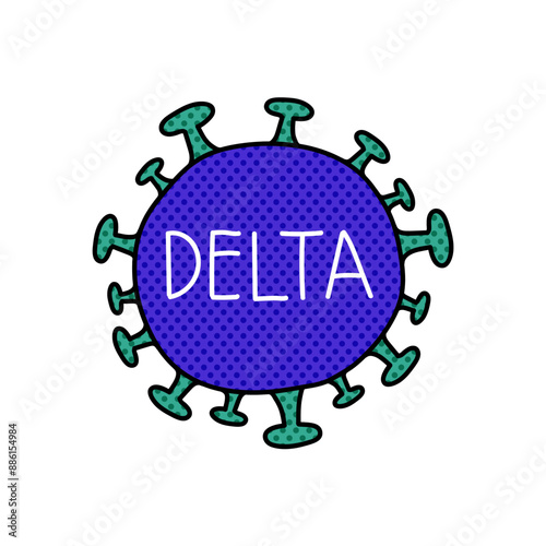 dentist halftone hand drawn  color vector illustration
