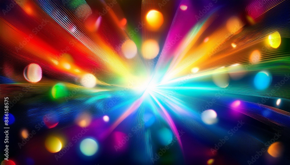 Obraz premium background of colorful lights