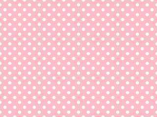 texturised white color polka dots over pink background