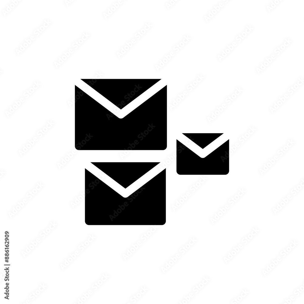 email icon or logo isolated sign symbol vector illustration - high quality black style vector icons