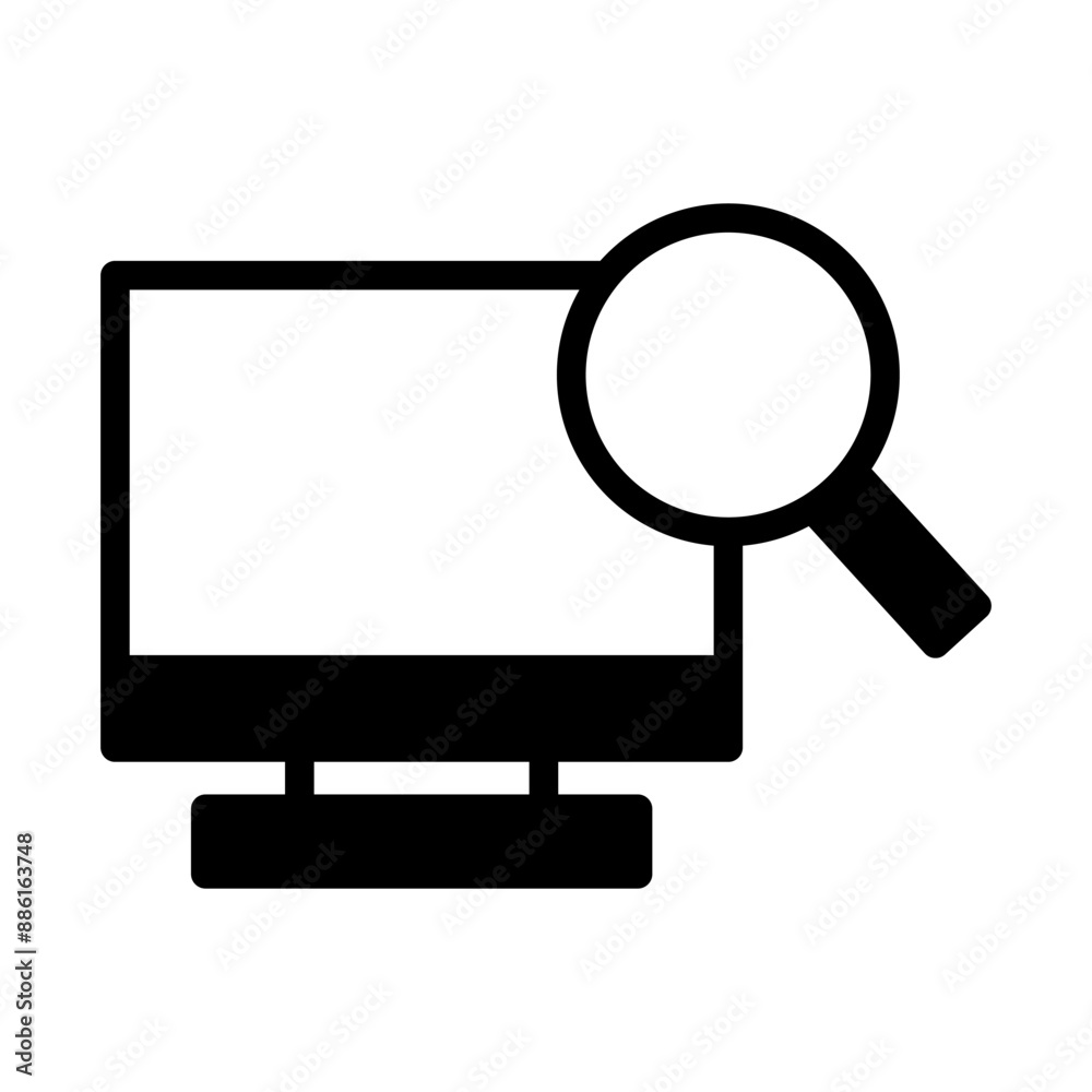 data search icon or logo isolated sign symbol vector illustration - high quality black style vector icons data search icon or logo isolated sign symbol vector illustration - high quality black style vector icons