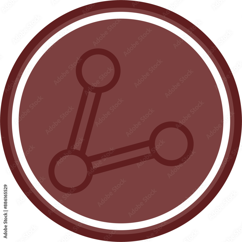 Share Vector Line Double Circle Maroon Share Vector Line Double Circle Maroon
