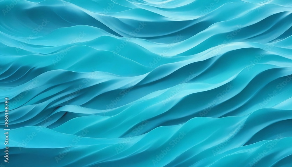 blue-wave-pattern-on-a-wall-with-stylized-dynamic-folds-the-image