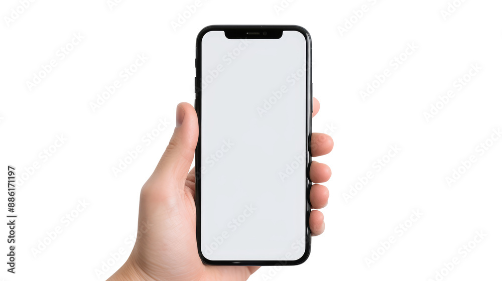 hand holding smart phone isolated on transparent background Remove png, Clipping Path, pen tool hand holding smart phone isolated on transparent background Remove png, Clipping Path, pen tool