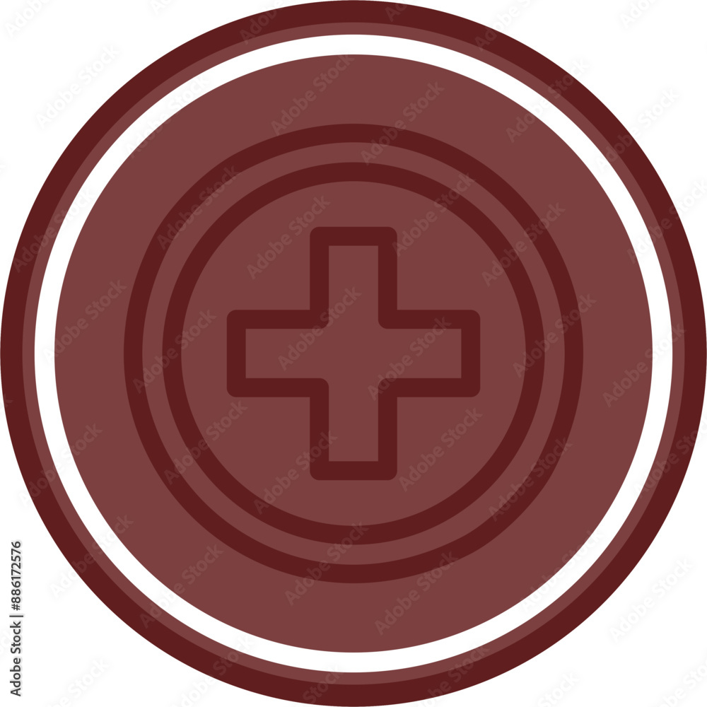 plus Vector Line Double Circle Maroon plus Vector Line Double Circle Maroon