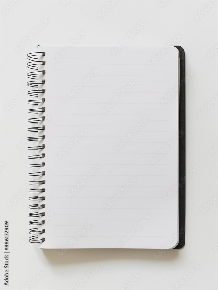 Block noies con anelli. Bianco. Spazio per messaggio. Block noies con anelli. Bianco. Spazio per messaggio.