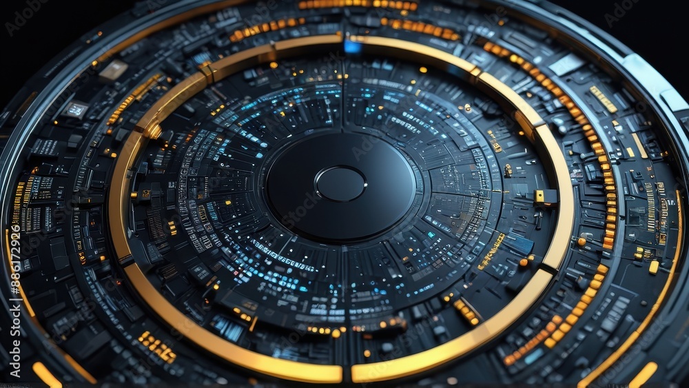 Obraz premium Futuristic Interface Design.