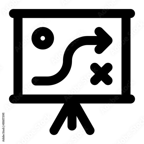 strategy icon for illustration