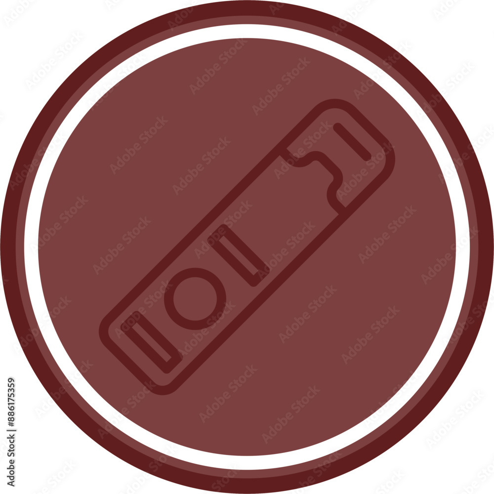 Green disposables Vector Line Double Circle Maroon Green disposables Vector Line Double Circle Maroon