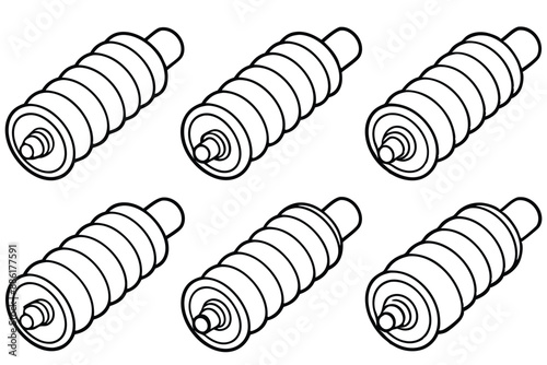 Foam Roller Line Art Illustration Unique Ideas and Concepts