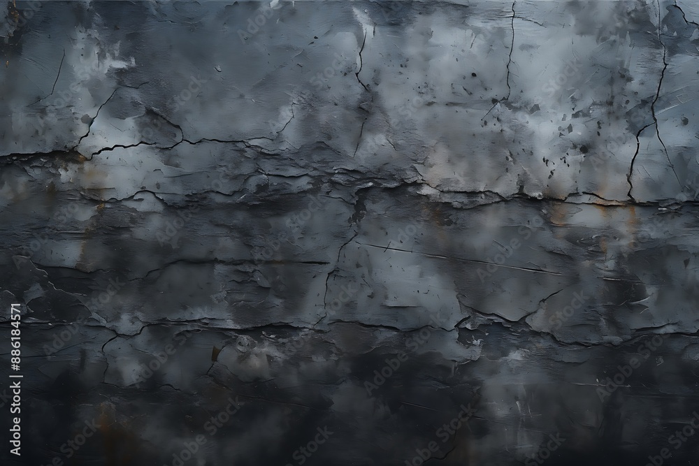 Black metal texture background with scratches and cracks. Abstract background for design. Black metal texture background with scratches and cracks. Abstract background for design.