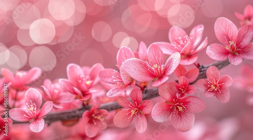 pink cherry blossom in spring