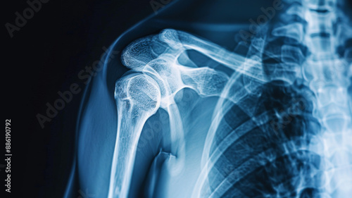 X-Ray Imaging shoulder pain on the shoulder area