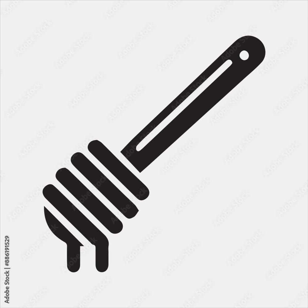 Honey spa therapy icon silhouette vector on a white background Honey spa therapy icon silhouette vector on a white background