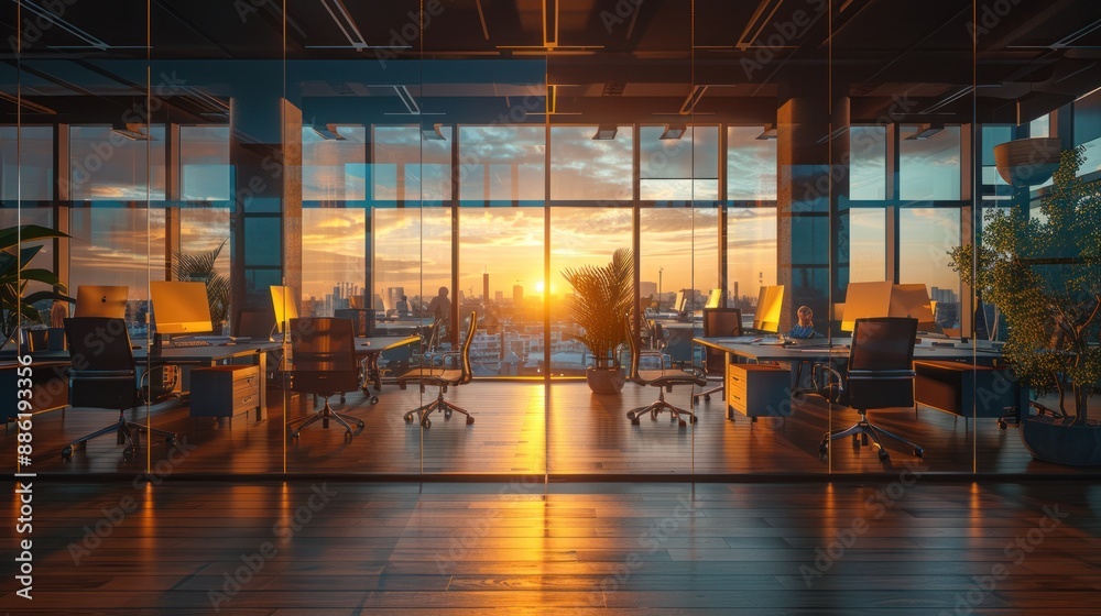 Office Sunset View Office Sunset View