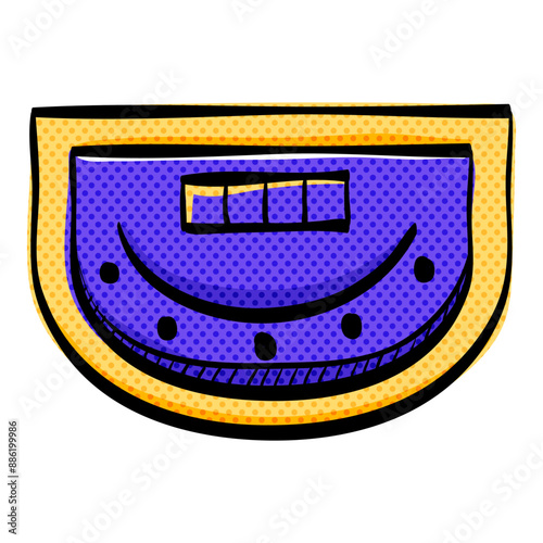 Crap table icon with arrows halftone hand drawn color vector illustration