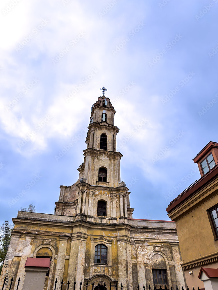 Traditional Cathedral in Vilnius in Lithuania Traditional Cathedral in Vilnius in Lithuania