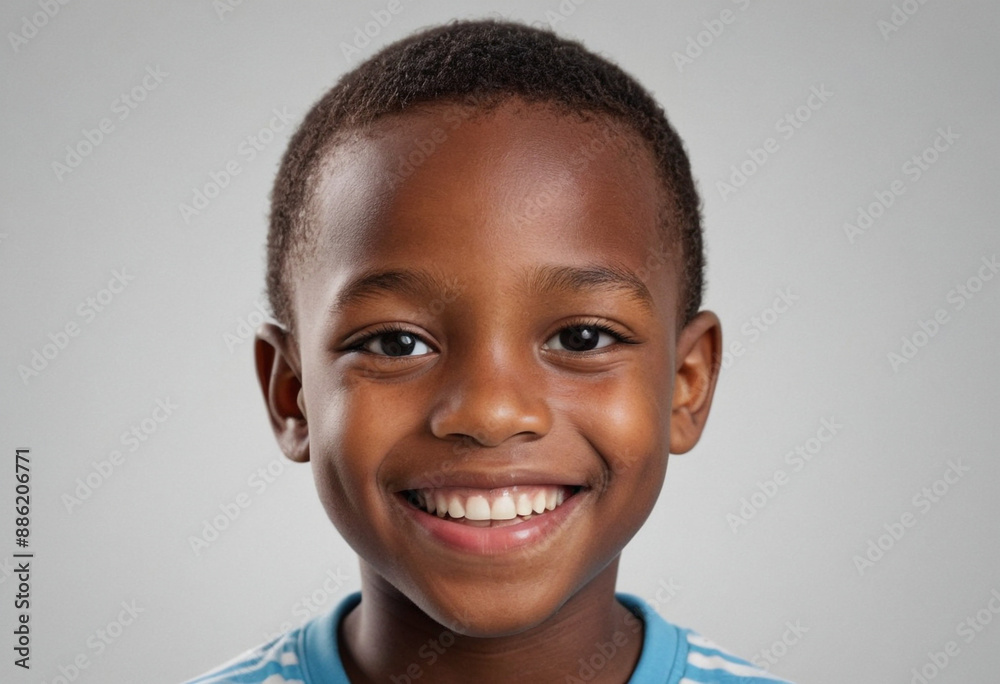 Portrait view of a regular happy smiling S?o Tom? and Pr?ncipe boy, ultra realistic, candid, social media, avatar image, plain solid background Portrait view of a regular happy smiling S?o Tom? and Pr?ncipe boy, ultra realistic, candid, social media, avatar image, plain solid background
