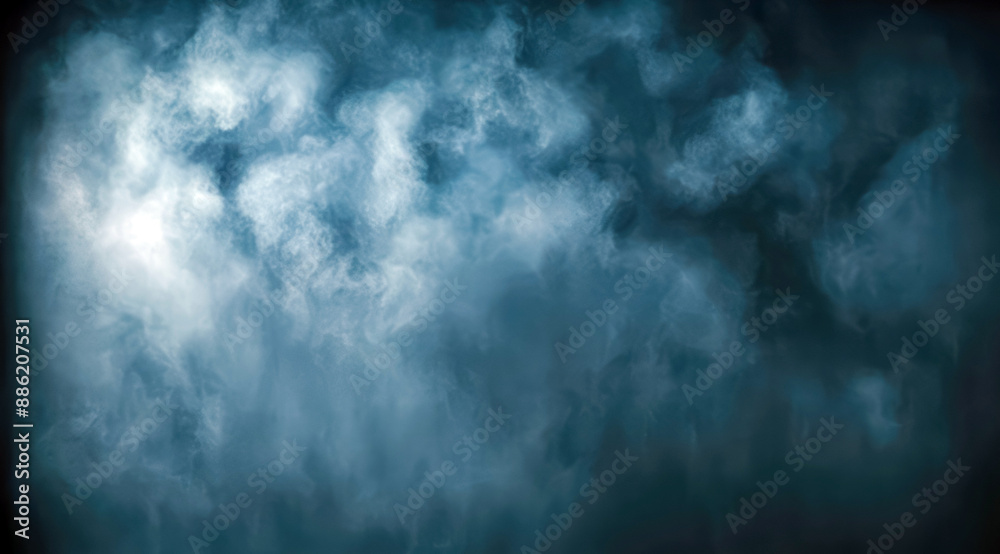 Obraz premium black wall smoky background
