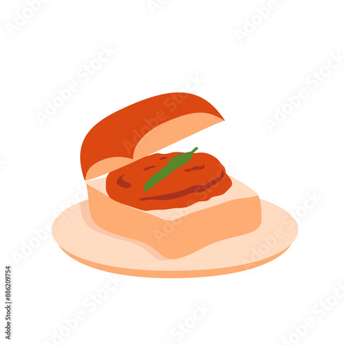 Indian Food Collection vada pav