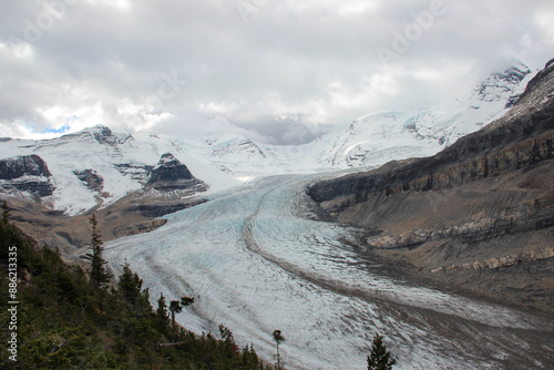 Icefield Glacier in Mount Robson Provincial Park, British Columbia, Canada photo