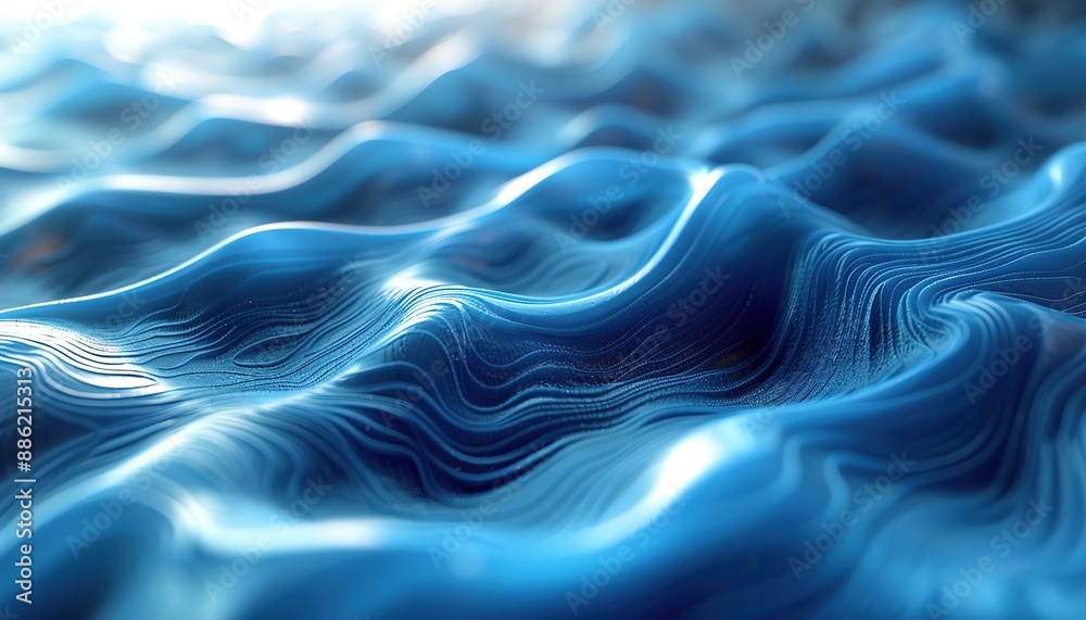 Abstract curved lines