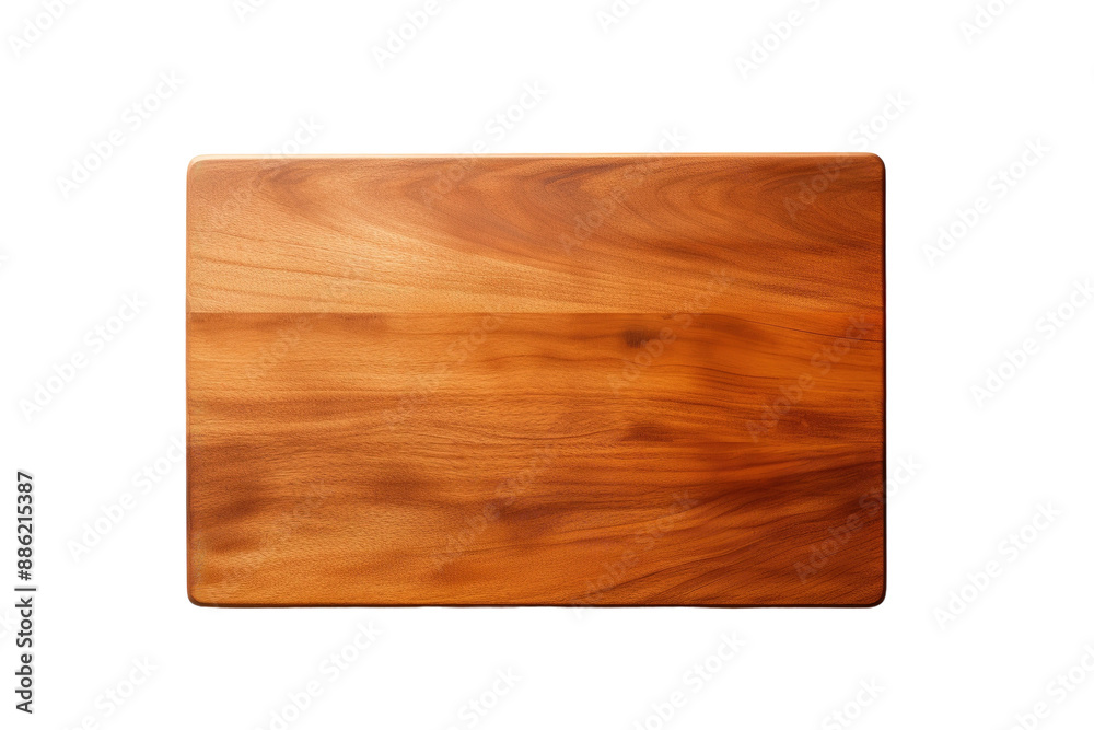 A Rustic Wooden Cutting Board Ready For The Next Meal on a White or Clear Surface PNG Transparent Background. A Rustic Wooden Cutting Board Ready For The Next Meal on a White or Clear Surface PNG Transparent Background.