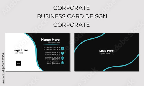 Creative Corporate Double sided Business card design template