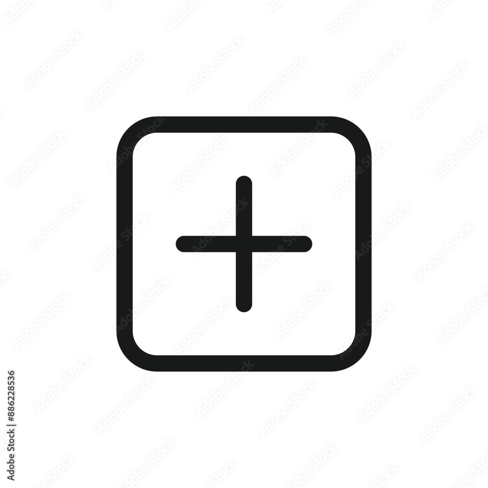 Add new post icon outline. Vector illustrator Add new post icon outline. Vector illustrator