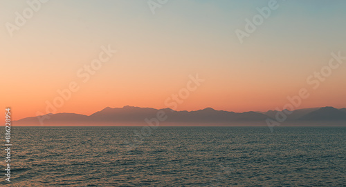 sunrise over the sea