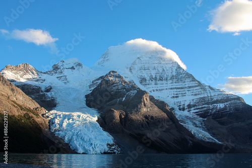 Berg Lake and Berg Glacier, Mount Robson Provincial Park, British Columbia, Canada photo