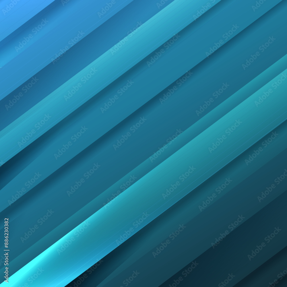 Fototapeta premium Blue abstract background with a lot of lines and lights for website, technology business presentation