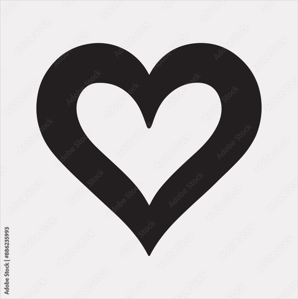 love vector silhouette on a white background love vector silhouette on a white background
