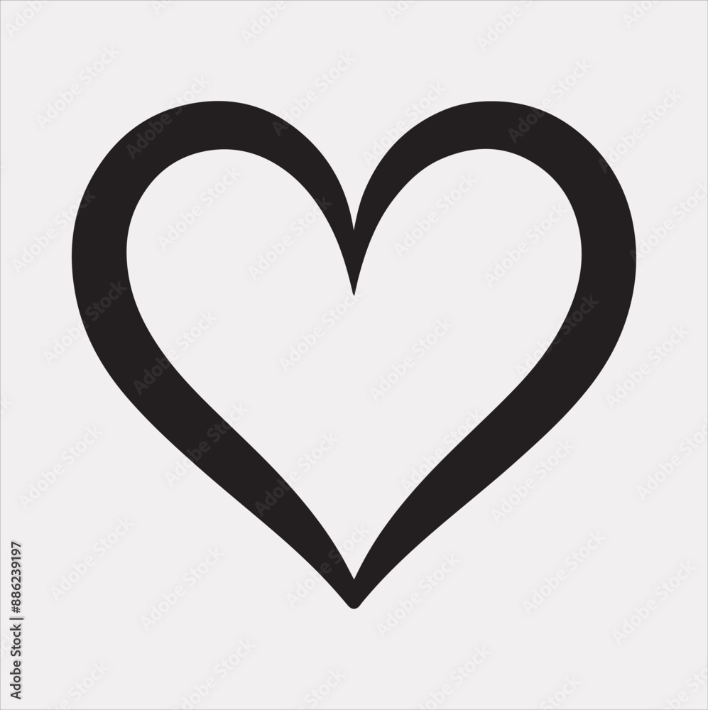 love vector silhouette on a white background love vector silhouette on a white background
