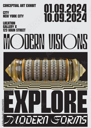 poster design illustration pop retro