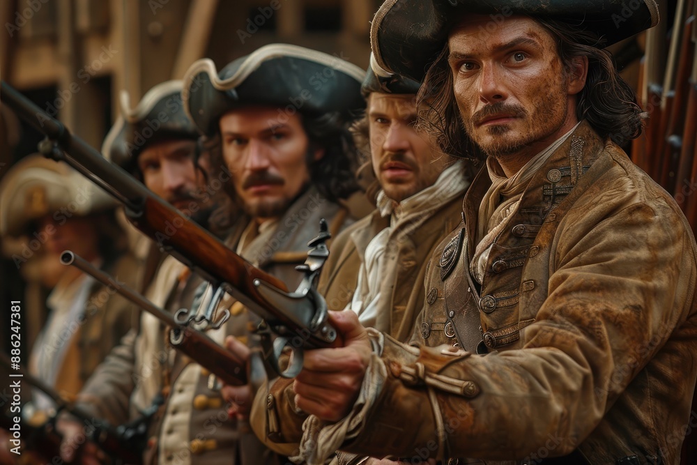 Fototapeta premium Soldiers of the Spanish Tercios Ready for Battle