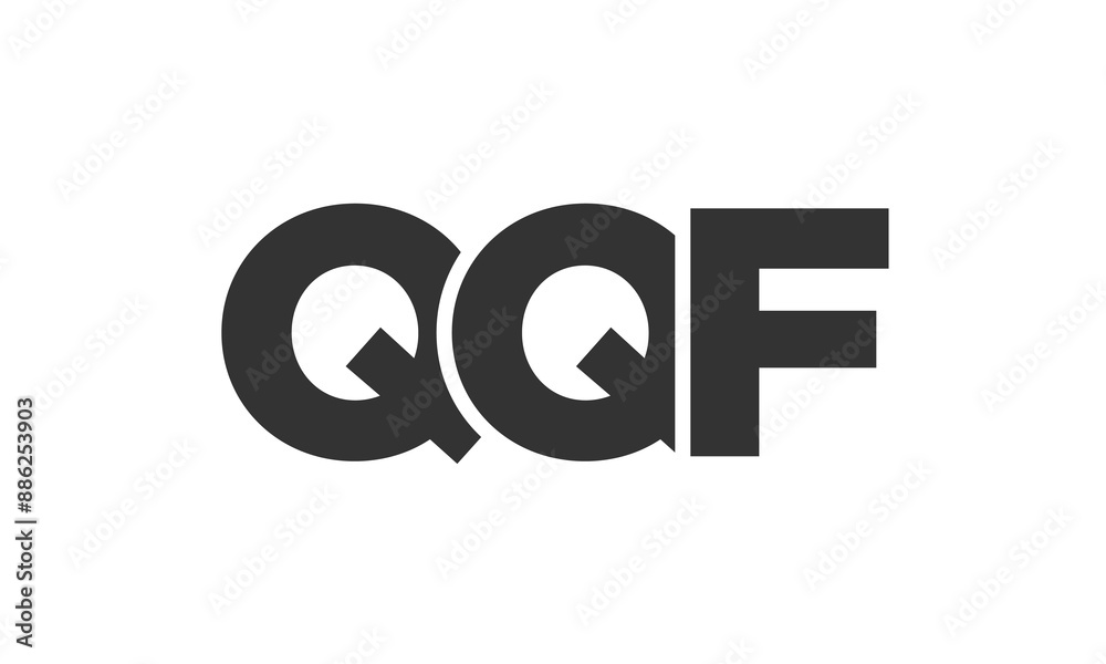 QQF logo design template with strong and modern bold text. Initial based vector logotype featuring simple and minimal typography. Trendy company identity. QQF logo design template with strong and modern bold text. Initial based vector logotype featuring simple and minimal typography. Trendy company identity.